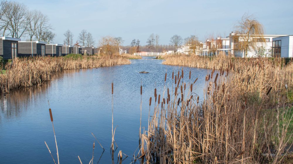 Vijverfolie op vakantiepark, Nijkerk