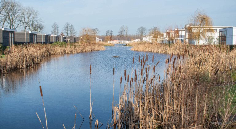 Vijverfolie op vakantiepark, Nijkerk