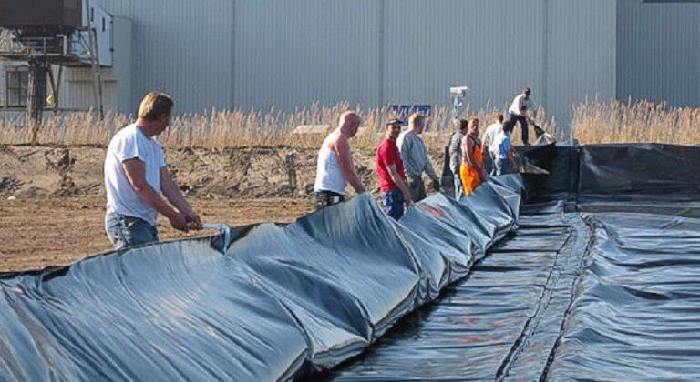 Temporary sludge basin, Hengelo