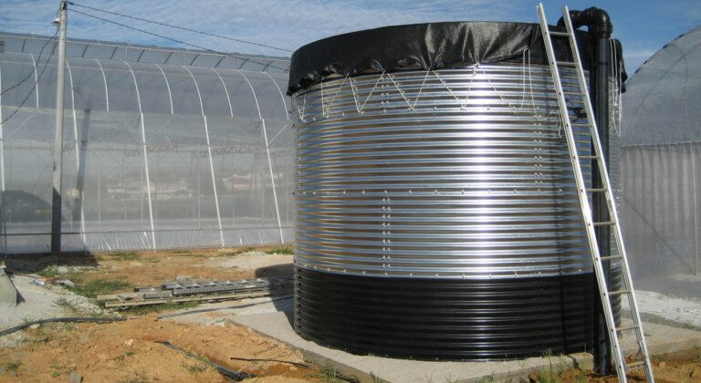 Demo tank for pilot greenhouses, Malaysia