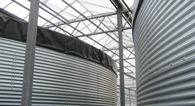 Four tanks for a greenhouse complex, Russia
