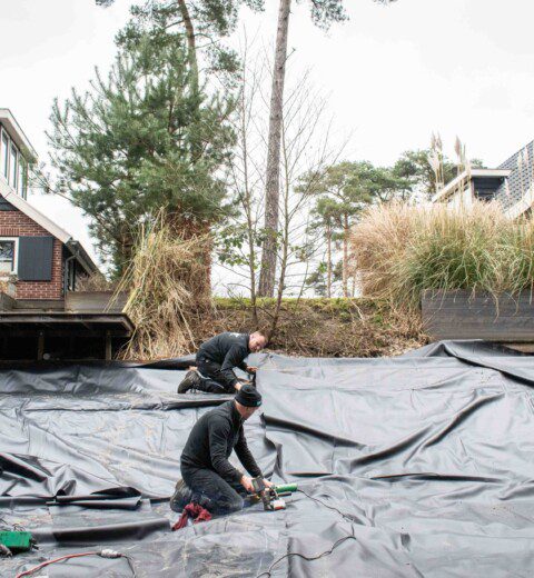 Waterpartijen op een vakantiepark, Hoge Veluwe