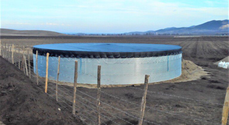 Water storage for apple vinyards, Georgia