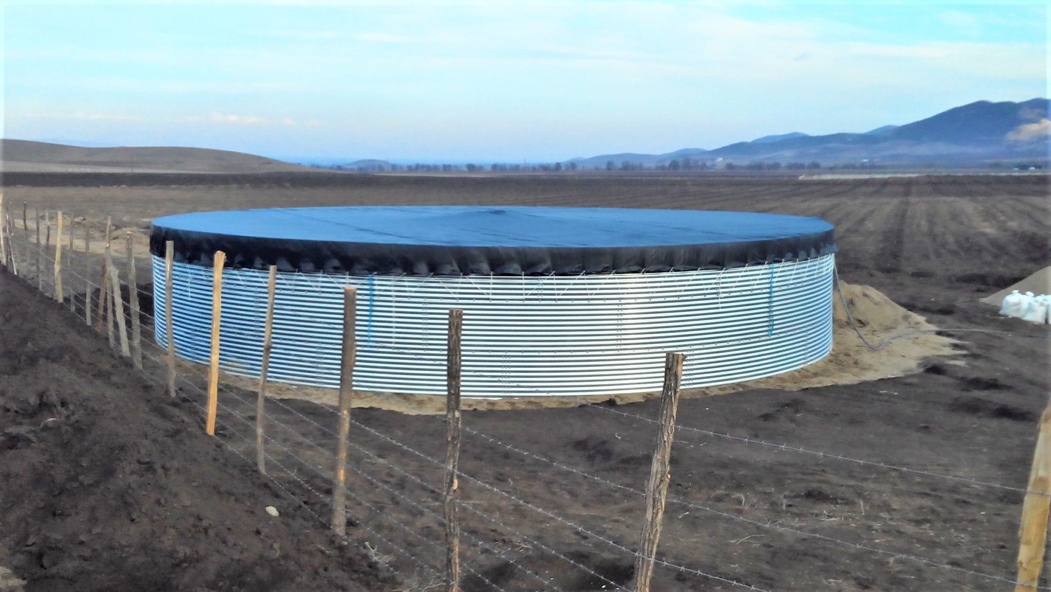 Water storage for apple vinyards, Georgia