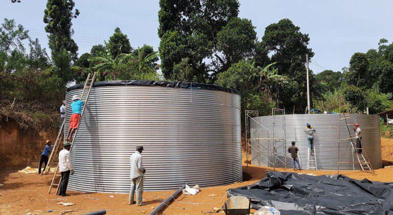 Steel water tanks