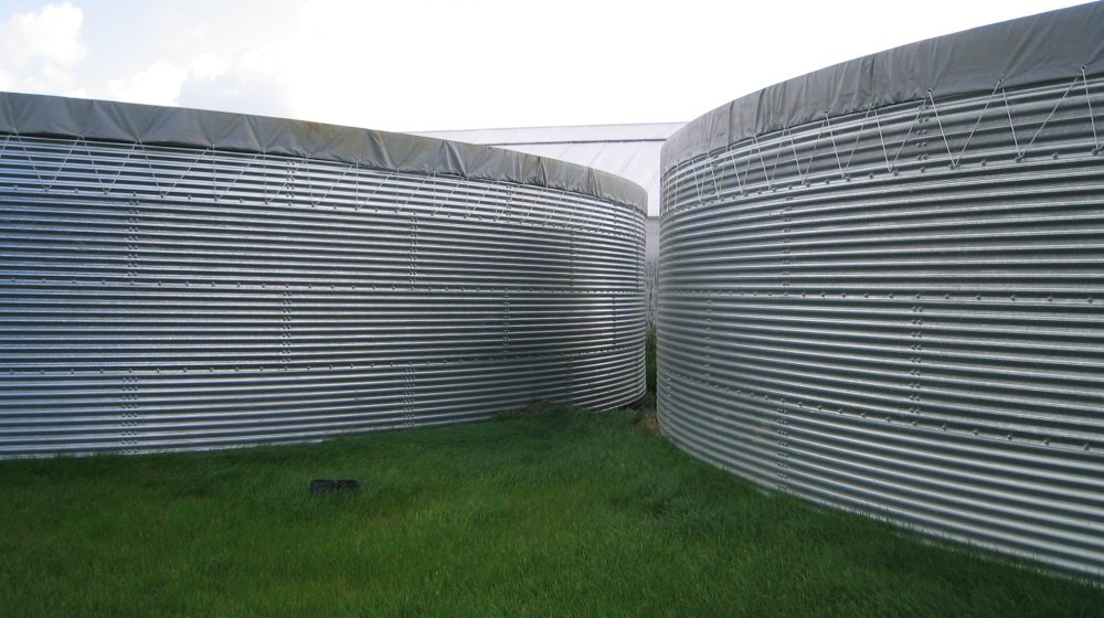 Metal water tank with Install+, the Netherlands