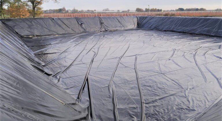 Excavated basins for blueberry growers, the Netherlands