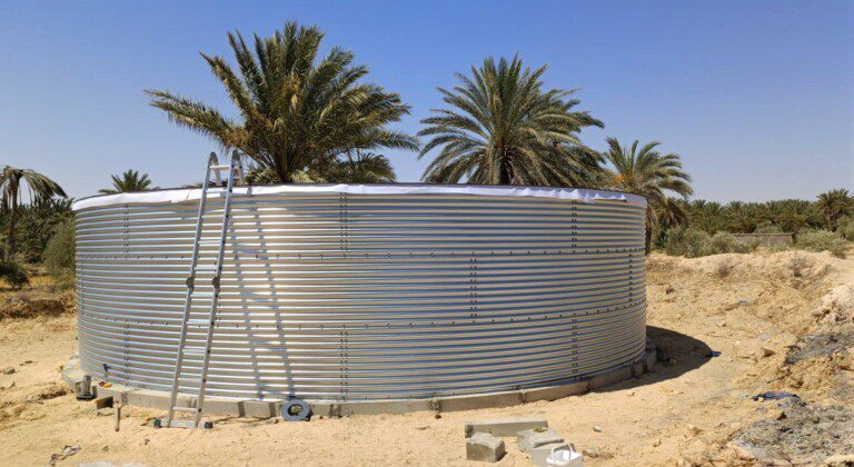 Water storage for date farms, Tunisia