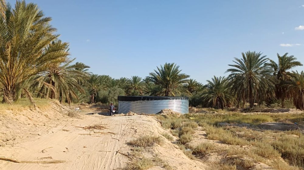 Water storage for date farms, Tunisia