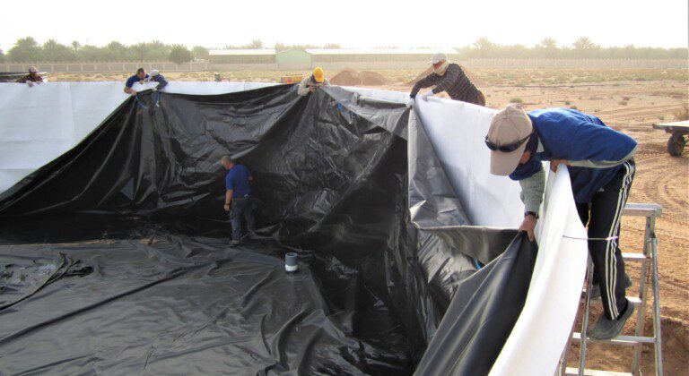 Six water tanks for a brandnew greenhouse complex, Saudi Arabia