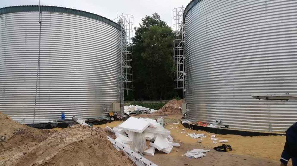 Fire protection tank in Lviv, Ukraine