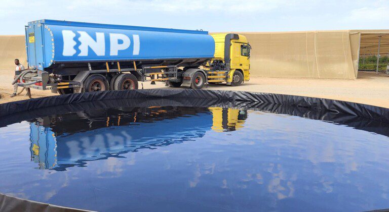 10 tanks for growing water lilies, Saudi Arabia