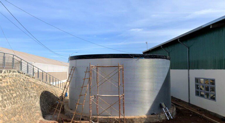 Water tank for irrigation, Vietnam