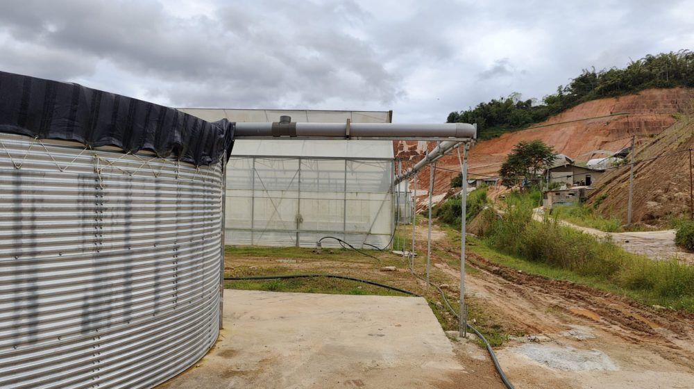 Overflow at water tank, Malaysia