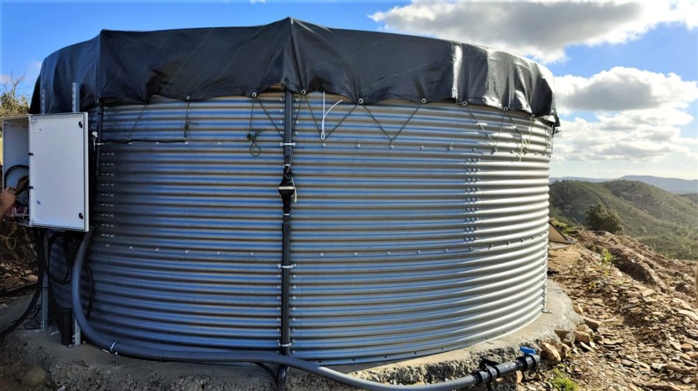 Water tank equipped with the latest novelties, Portugal