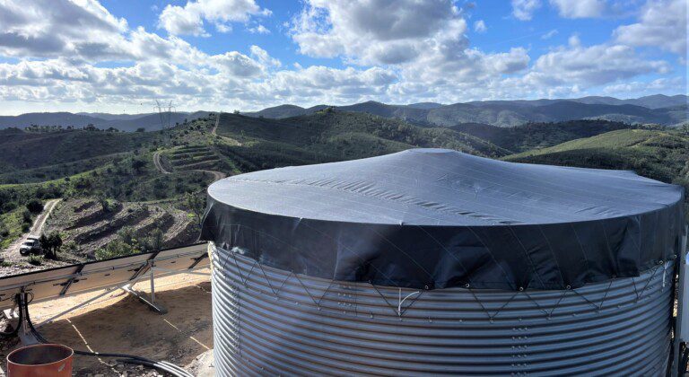 Water tank equipped with the latest novelties, Portugal