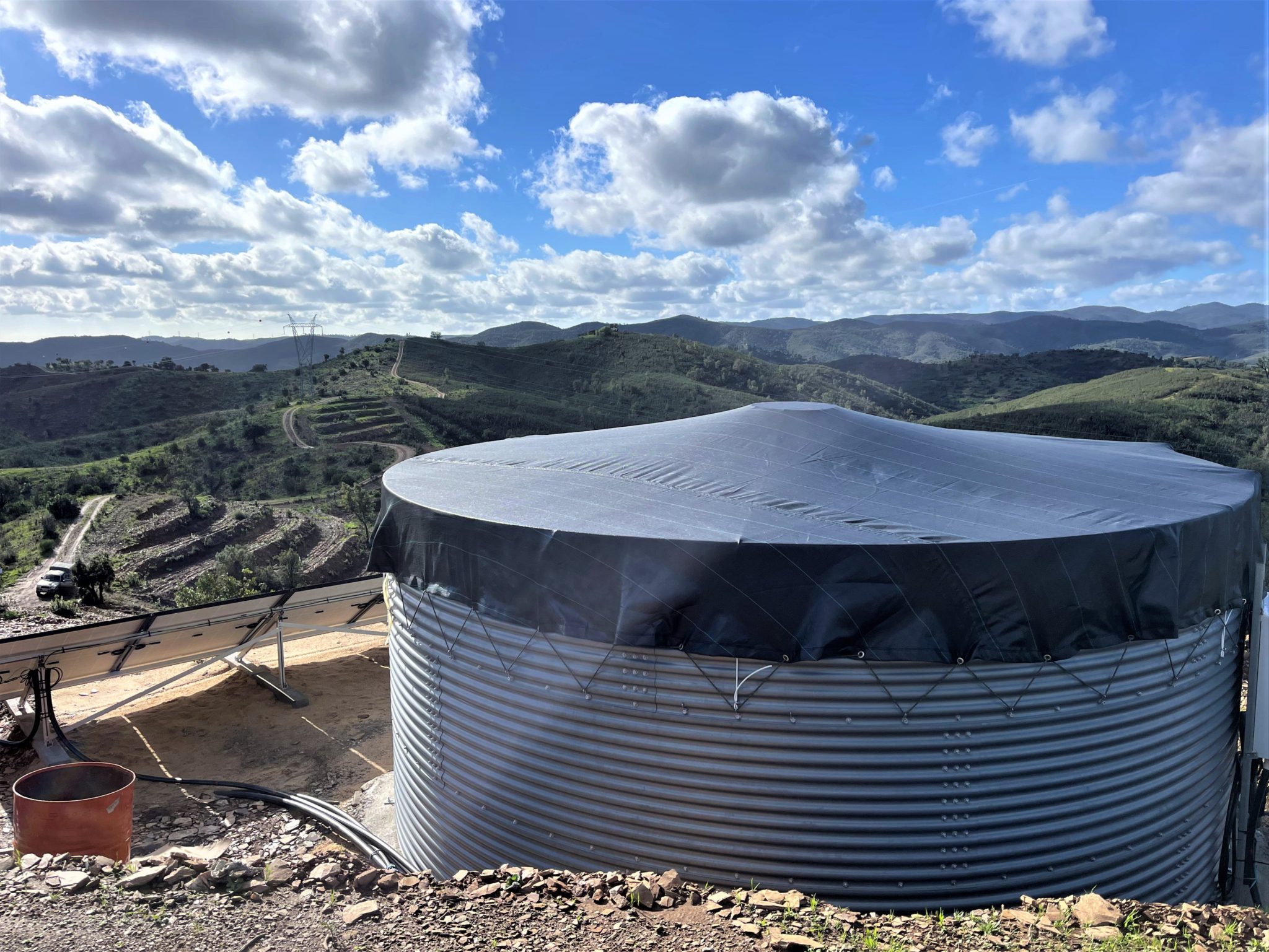 Water tank equipped with the latest novelties, Portugal