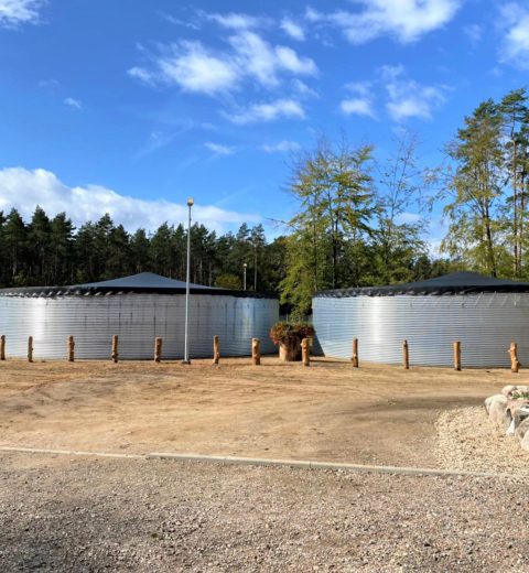 Water storage for a forest nursery, Poland