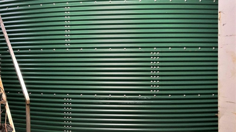 Water storage for a salad producer, Portugal