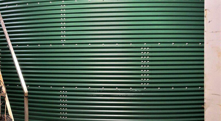 Water storage for a salad producer, Portugal