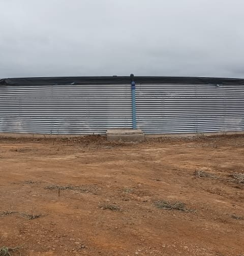 <strong>Water tank for corn and animal fodder, Angola</strong>