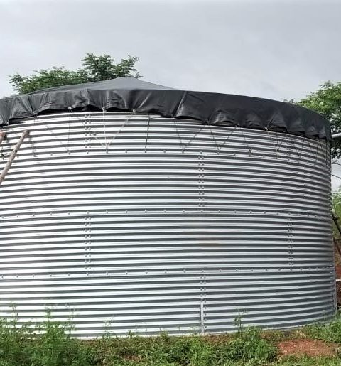 Water tank for a model nursery, India