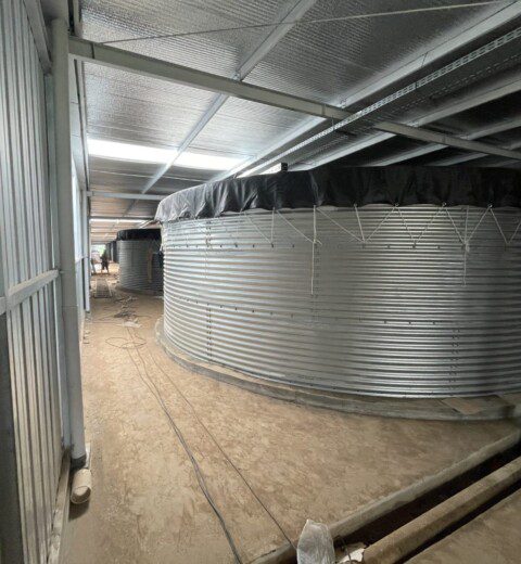 Water storage for melons, Indonesia