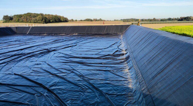 water basin for an apple orchard