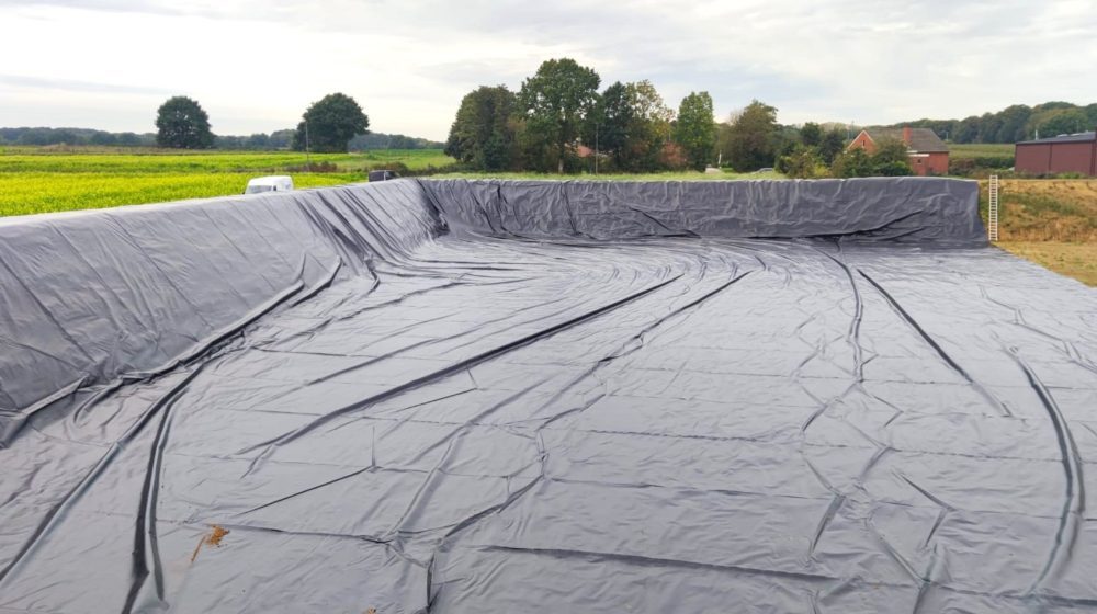 water basin for an apple orchard