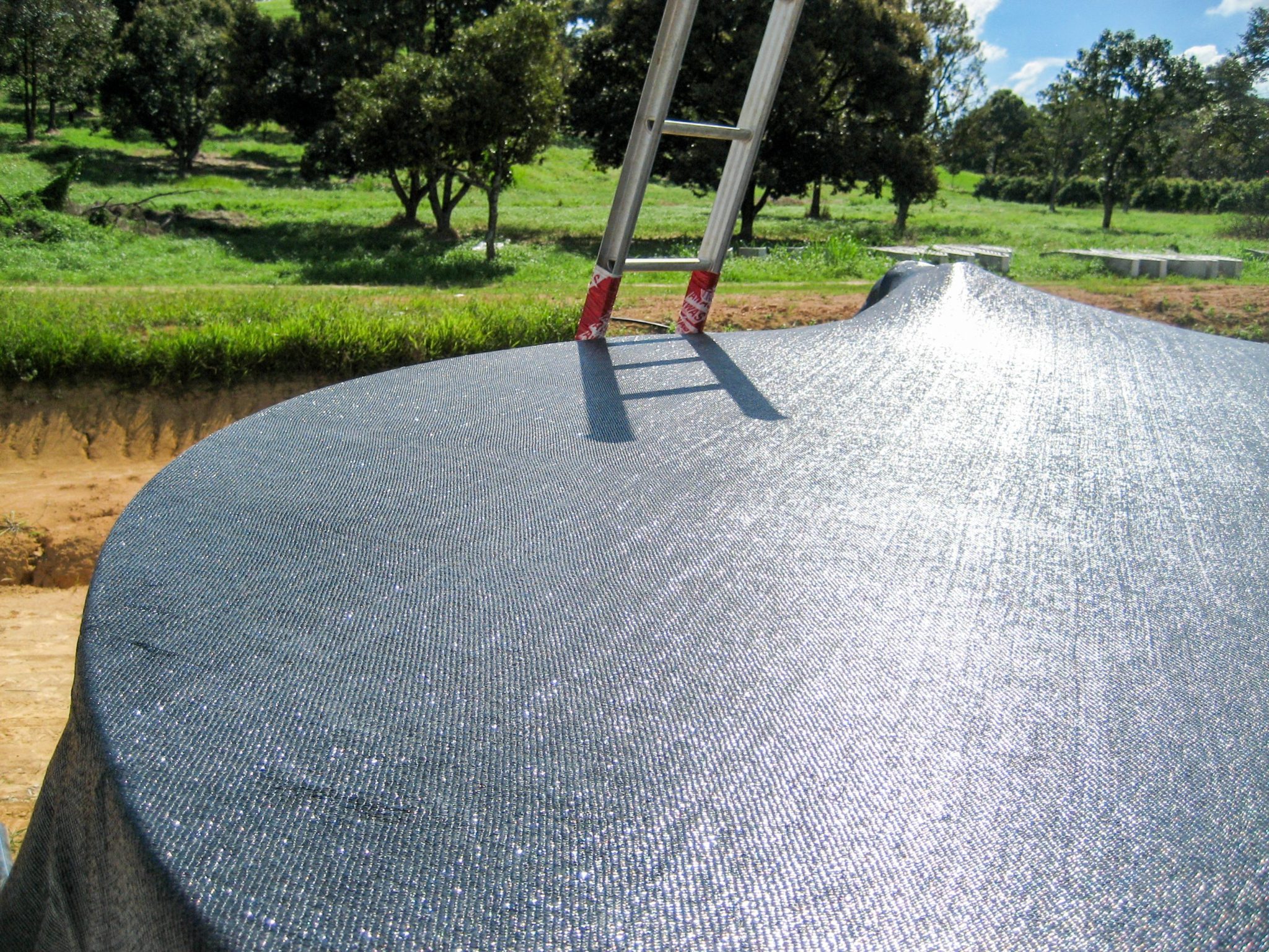Anti-algae covers in autumn