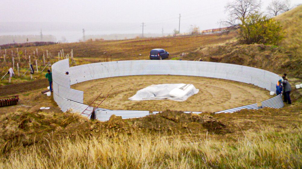 Water storage for grapes, Bulgaria