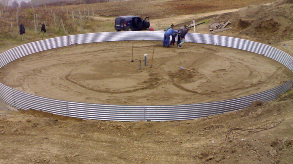 Water storage for grapes, Bulgaria