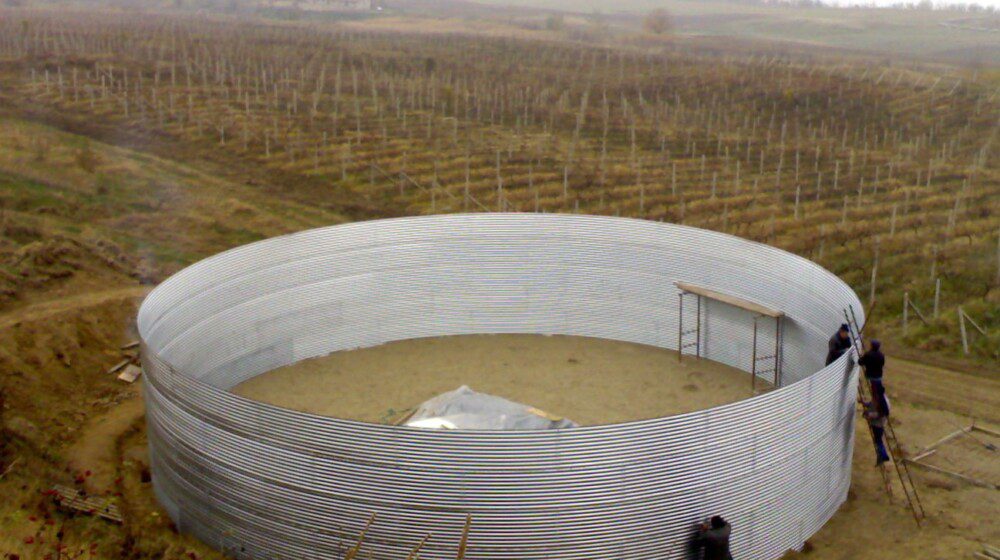 Water storage for grapes, Bulgaria