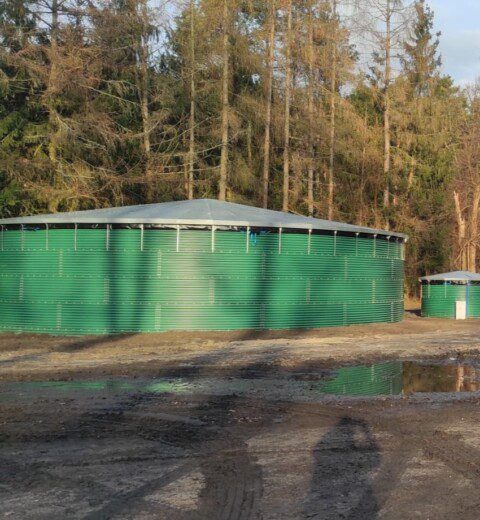 Water tanks for a forest nursery, Poland